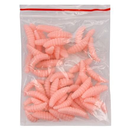 Merco Bait Soft Worms umelí červy 50 ks ružová 1