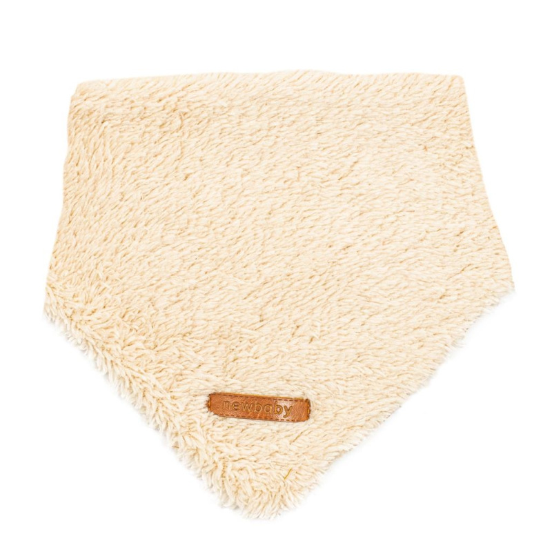 Zimná dojčenská čiapočka so šatkou na krk New Baby Teddy bear béžová 86 (12-18m) 2