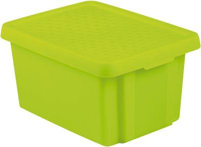 Box s vekom Curver® ESSENTIALS 16 lit., zelený, 39x30x21 cm