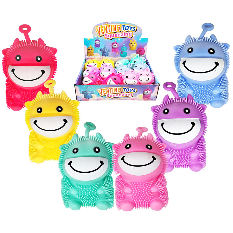 Stláčacia kravička so svetlom