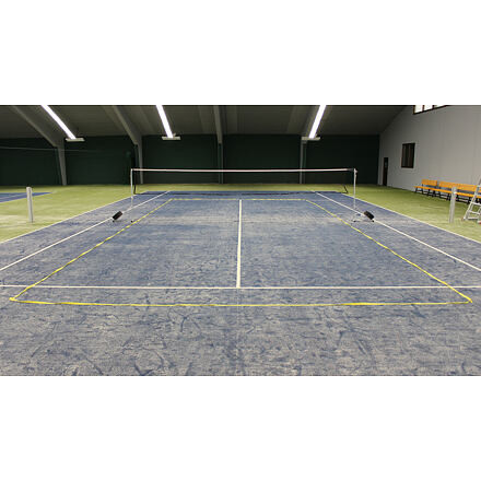 Čiary na bedmintonový kurt s ukotvením 13,4 x 6,1 m 4
