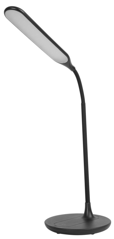 Lampa LED, stolná, stmievateľná, čierna, 6 W, 4500 K