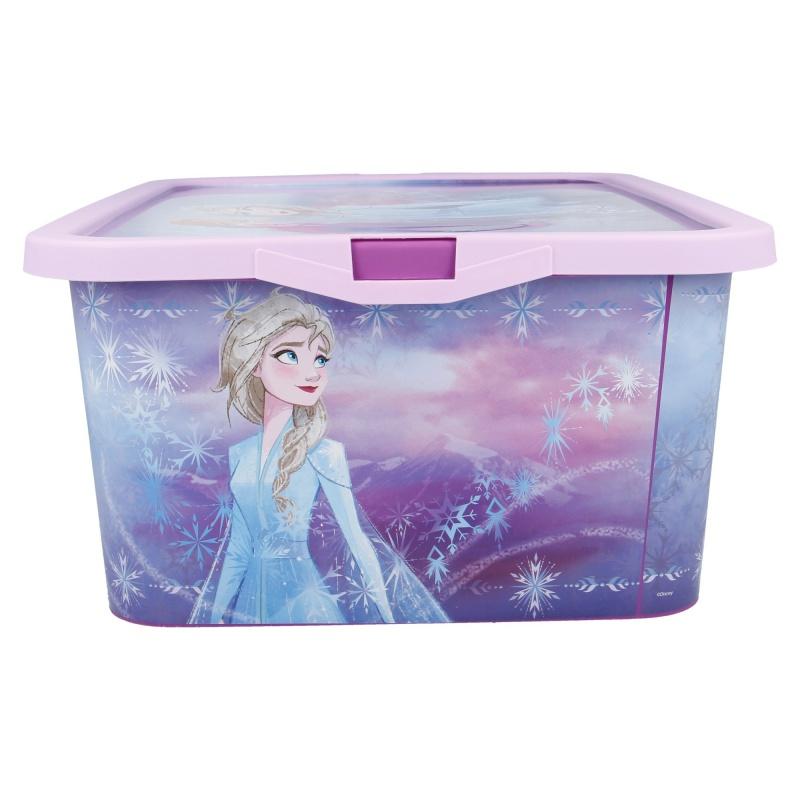 Plastový úložný box DISNEY FROZEN 13L, 03255