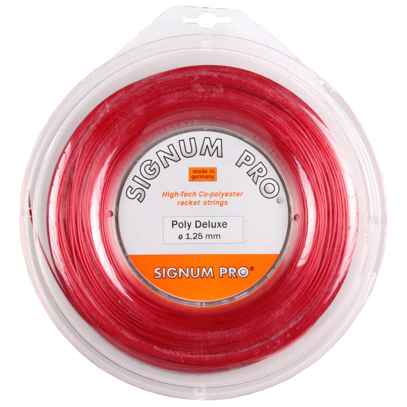 Poly Deluxe Red tenisový výplet 200 m