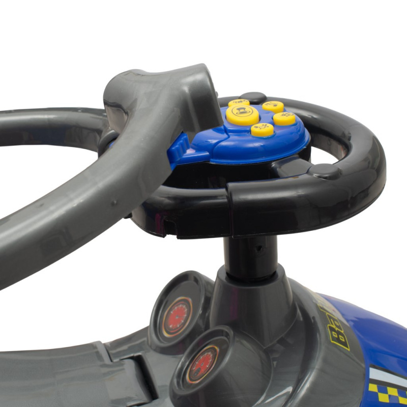 Detské odrážadlo s vodiacou tyčou 3v1 Baby Mix Mega Car modré (Poškodený obal) 1