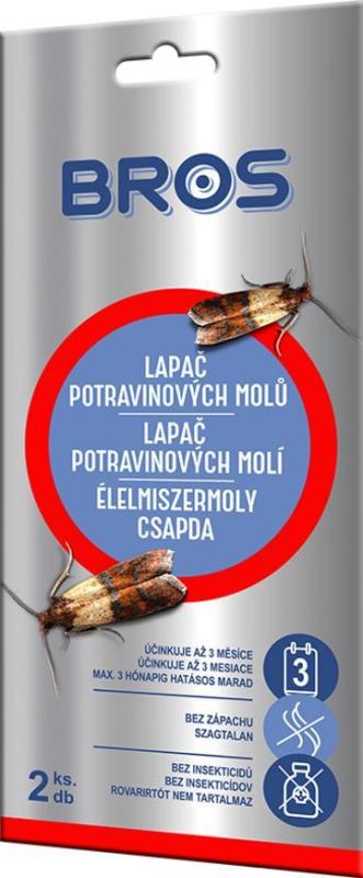 Pasca Bros, proti moliam, lepová, moľolapka, bal. 2 ks