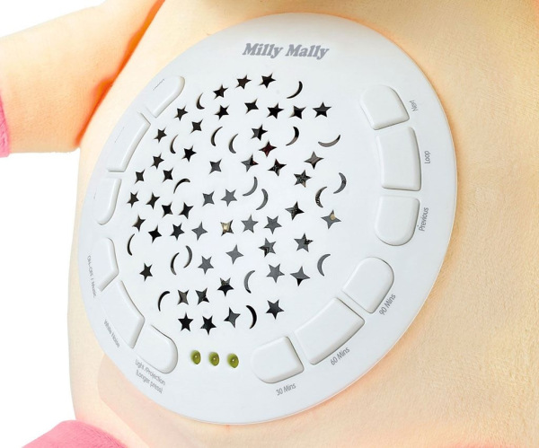 Plyšový zaspávačik jednorožec s projektorom Milly Mally 2