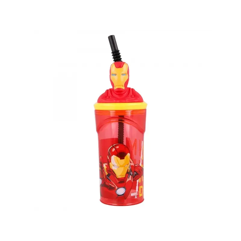 STOR Plastový 3D pohár s figúrkou AVENGERS, 360ml, 57778