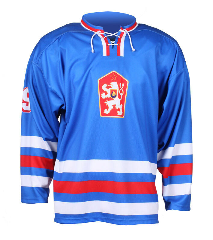 Replika ČSSR 1976 hokejový dres modrá