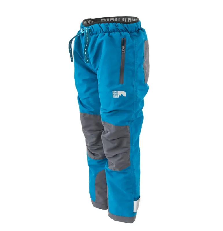 outdoorové športové nohavice s fleecovou podšívkou, Pidilidi, PD1121-04, modrá, veľ.  104