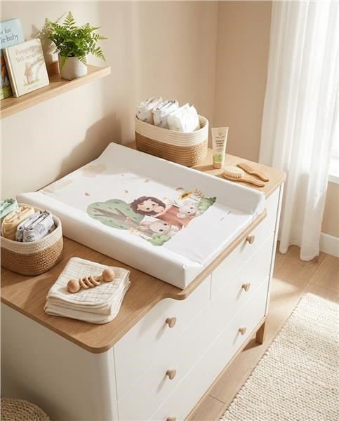 Prebaľovacia podložka Baby Mix Lesné zvieratká 47x70cm 3