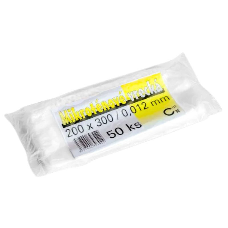 Mikroténové vrecká 20 × 30 cm 50 ks