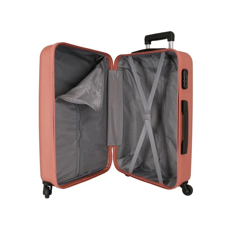 ROLL ROAD Flex Nude, ABS Cestovný kufor, 75x52x28cm, 91L, 584936C (large) 4