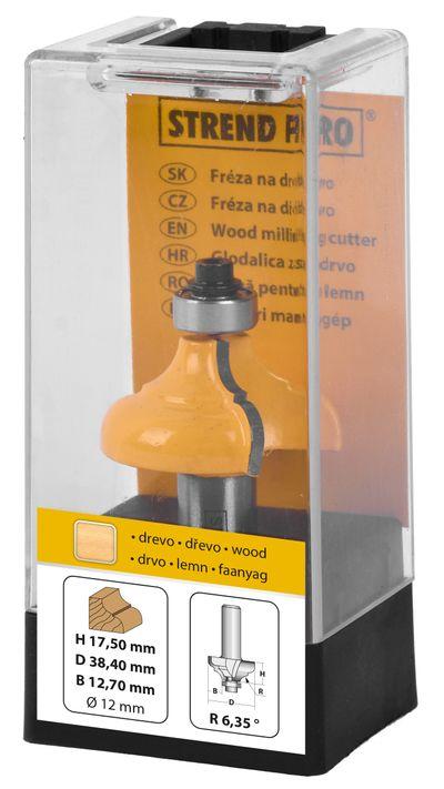 Fréza do dreva Strend Pro S12 mm, YC2404, frézka do hornej frézy, D38.40 H17.50 R6.35 B12.70