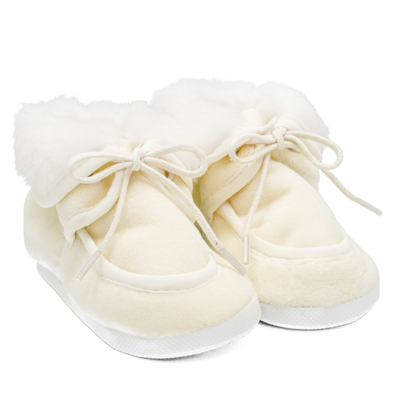 Dojčenské zimné capačky New Baby bežové 0-3 m 0-3 m 2