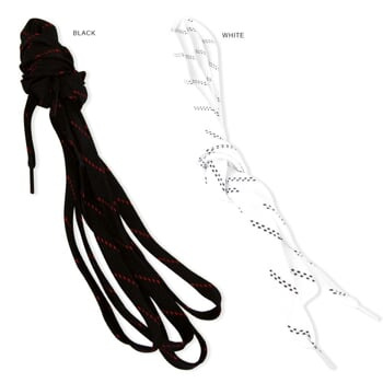 Šnúrky hokejové 160 - 260 cm black 220
