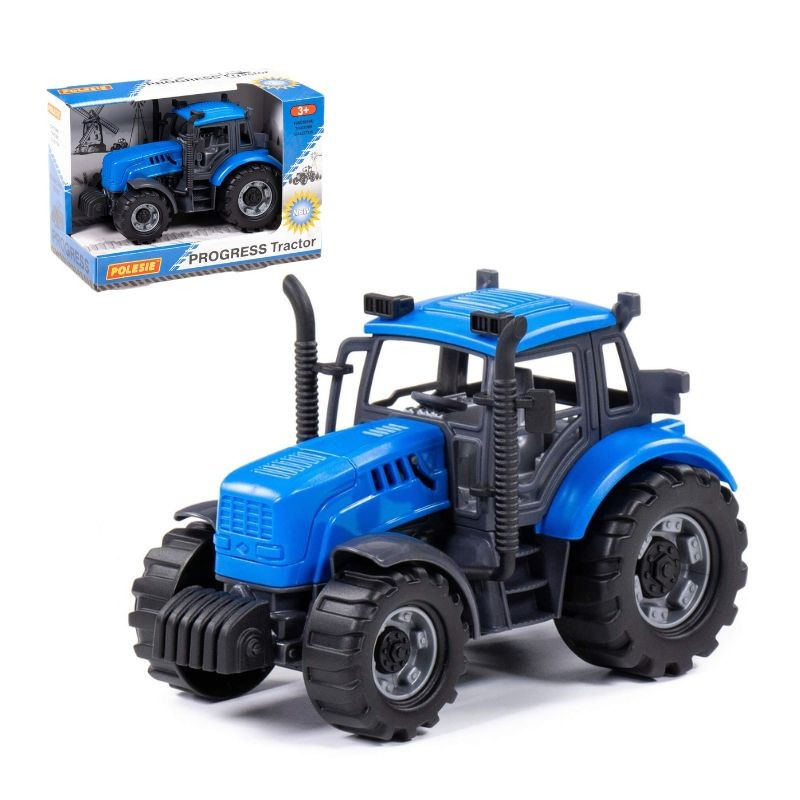 Traktor Progres na zotrvačník - Modrý