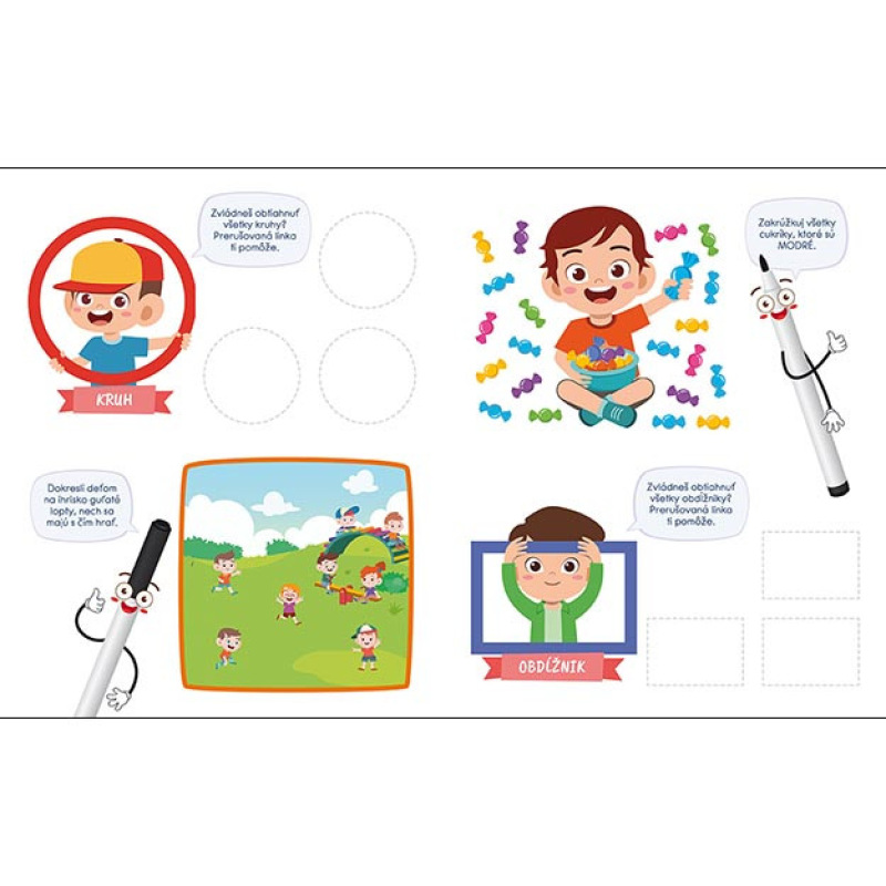 Zošity pre predškolákov Farby a tvary 1