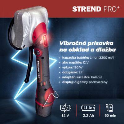 Prísavka Strend Pro, vibračná, na podlahu/dlažbu, max.30 kg,vibrátor