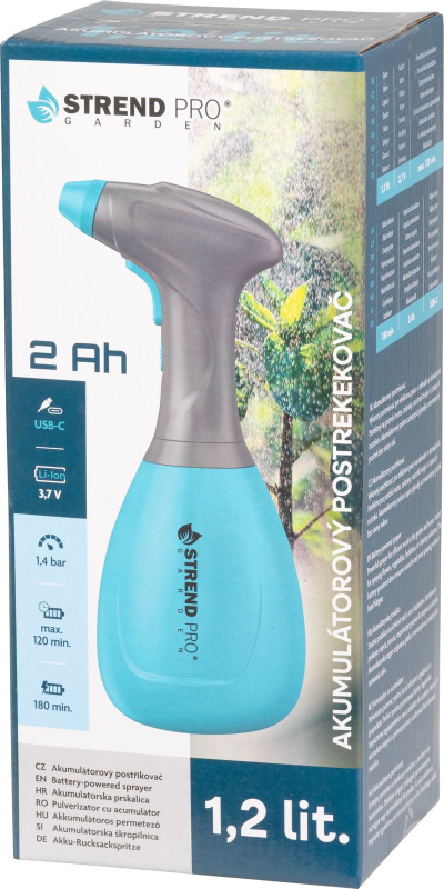 Postrekovač Strend Pro Garden, 3,7V, 2Ah, akumulátorový, 1,2 lit. 3