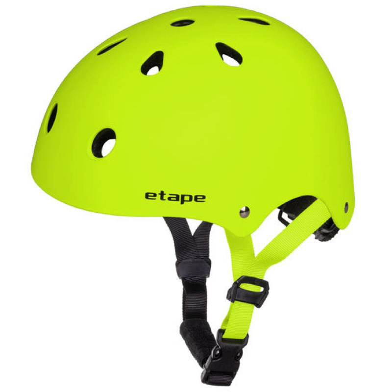 Caddy detská cyklistická prilba žltá fluo 3