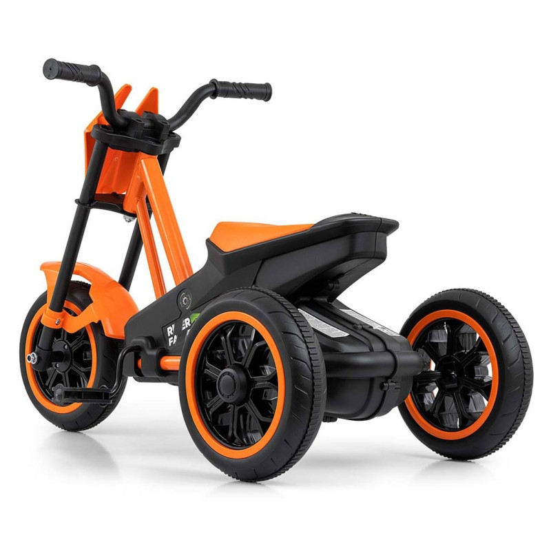 Detská šliapacia motokára Go-kart Milly Mally Rider oranžová 2