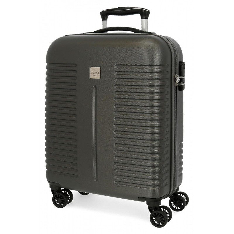 ABS Cestovný kufor INDIA Antracita, 55x40x20cm, 38L, 5089122 (small)
