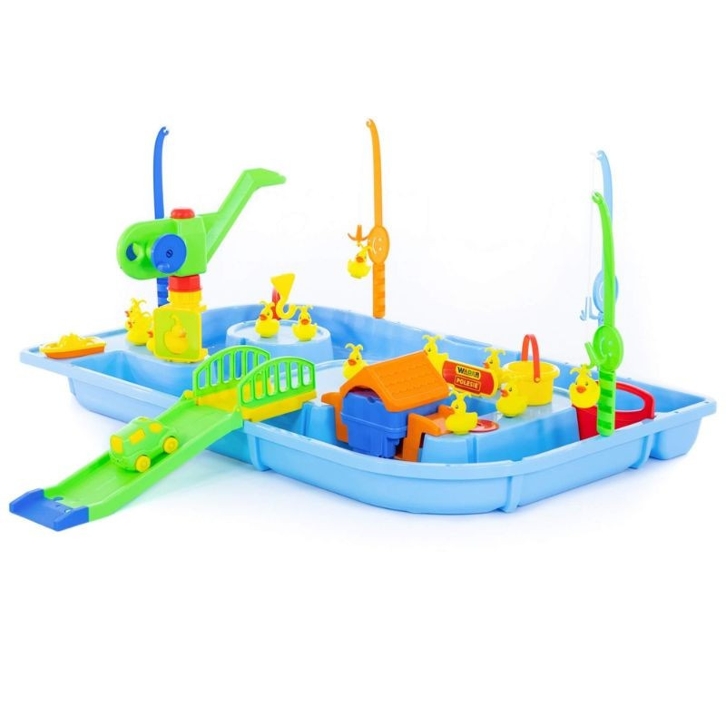 Vodná hra Chyť kačku a viac – set pre 4 deti