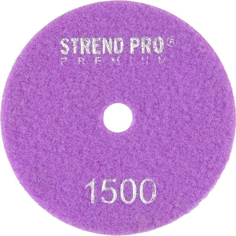 Kotúč Strend Pro Premium P1500, 100 mm, leštiaci, diamantový, suchý zips, za mokra leštenie brúsenie 2