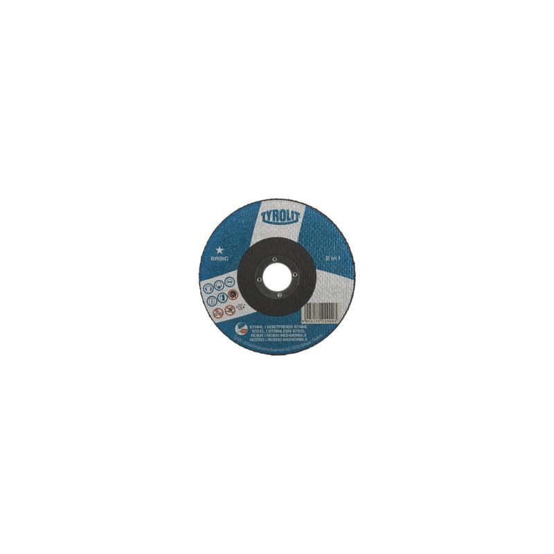 Kotuc Tyrolit 150x1,6mm, 41, A46Q-BFB, oceľ/nerez, 2in1 Basic *