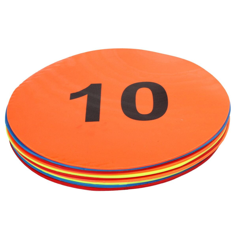 Digit 10 značky na podlahu 1