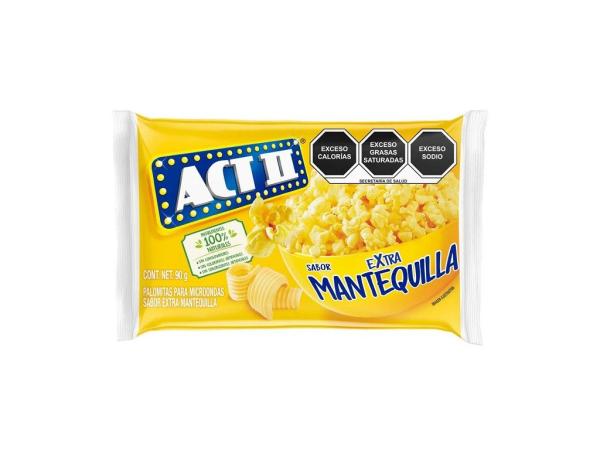 Act II Popcorn Extra Butter 80g MEX