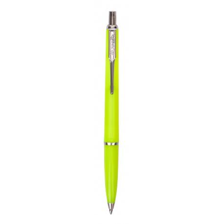 ASTRA ZENITH 7 Fluo, Guľôčkové pero 0,8mm, modré, ergonomické, mix farieb, stojan, 4072030