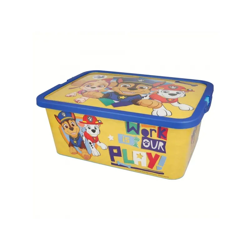 Plastový úložný box PAW PATROL 13L, 02545