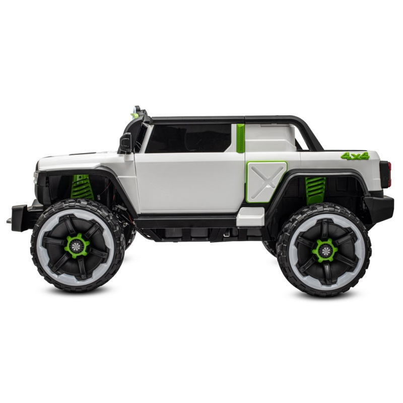 Detské elektrické autíčko Baby Mix Flexible biele 2