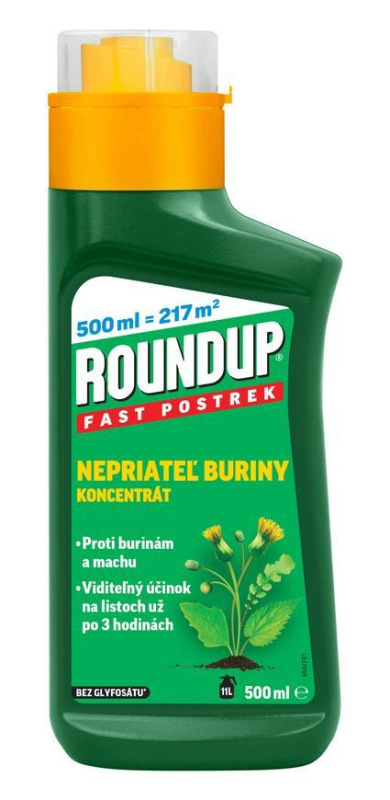 Koncentrát Roundup Fast, proti burine, 500 ml