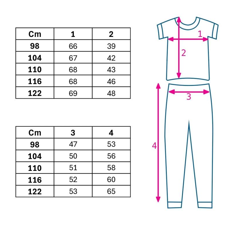 Detská bavlnená súprava tričko a nohavice New Baby Kindergarten toffe 116 (5-6 rokov)