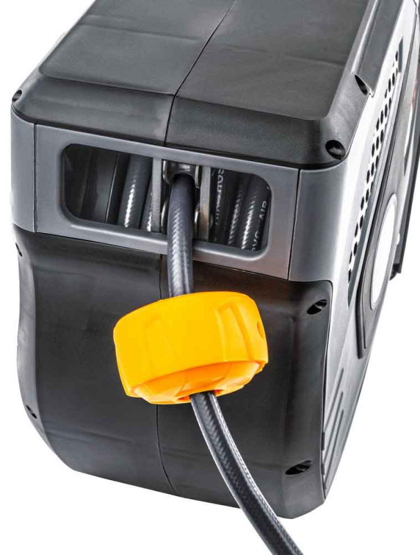 Samonavíjací závesný bubon s hadicou na vzduch, 8 x 12 mm, dĺžka 20 m, POWERMAT 14