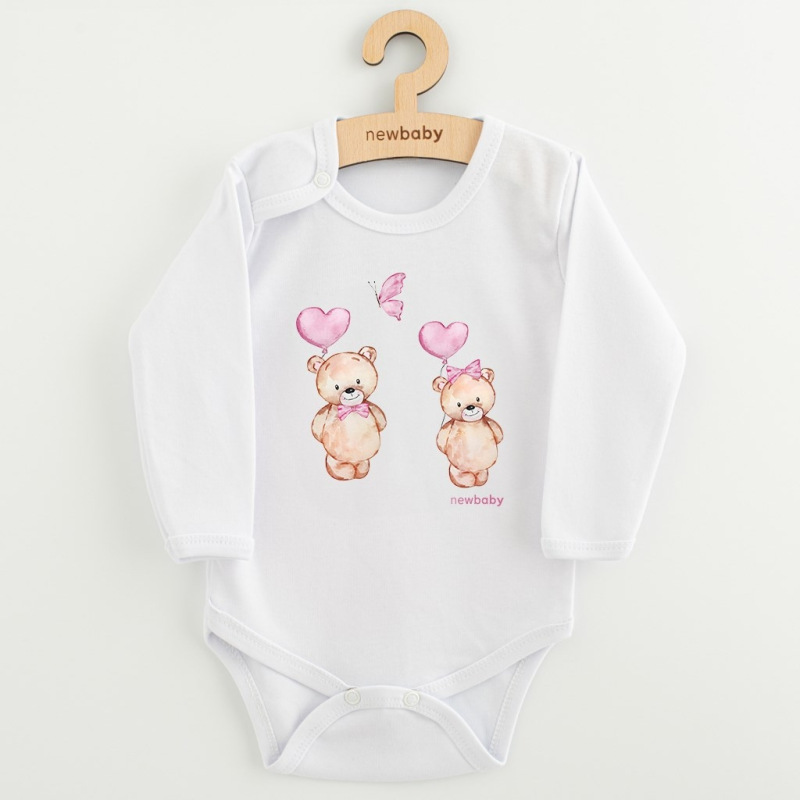 Detské body s potlačou New Baby Love Bears 80 (9-12m)