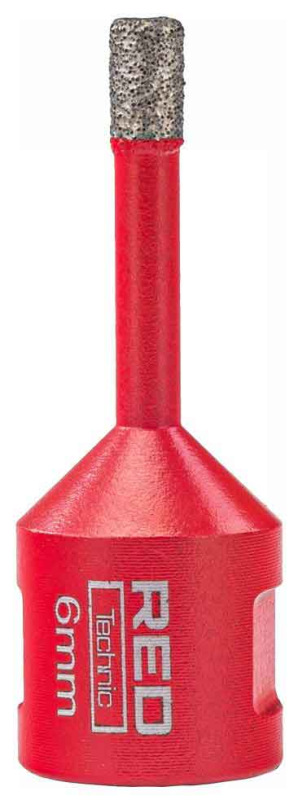 Sada diamantových koruniek, závit M14, rozmery 6, 8, 10, 35, 68 mm, RED TECHNIK 6