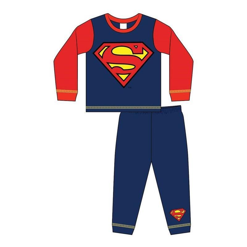 TDP Textiles Chlapčenské bavlnené pyžamo SUPERMAN Crest - 2 roky (92cm)
