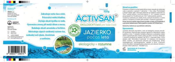 Aktivátor Activsan, do jazierka, 500 g