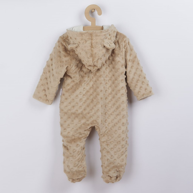 Dojčenský overal z Minky Nicol Bubbles béžový 68 (4-6m) 1