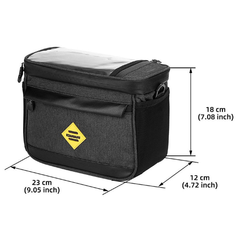 Carry 1.0 taška na riadidlá čierna 3