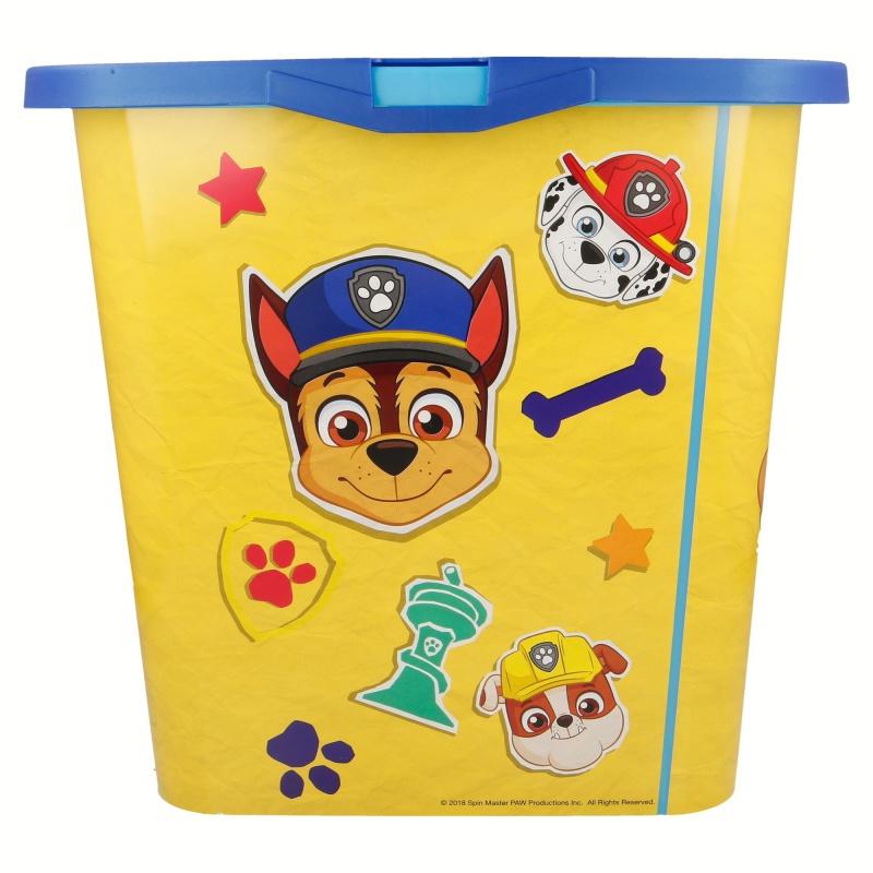 Plastový úložný box PAW PATROL 23L, 02546