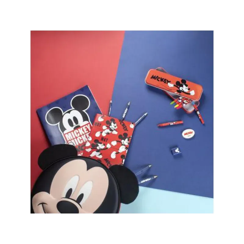 CERDÁ Stationery set  MICKEY MOUSE (notes, puzdro, pastelky, voskovky),  2100003561