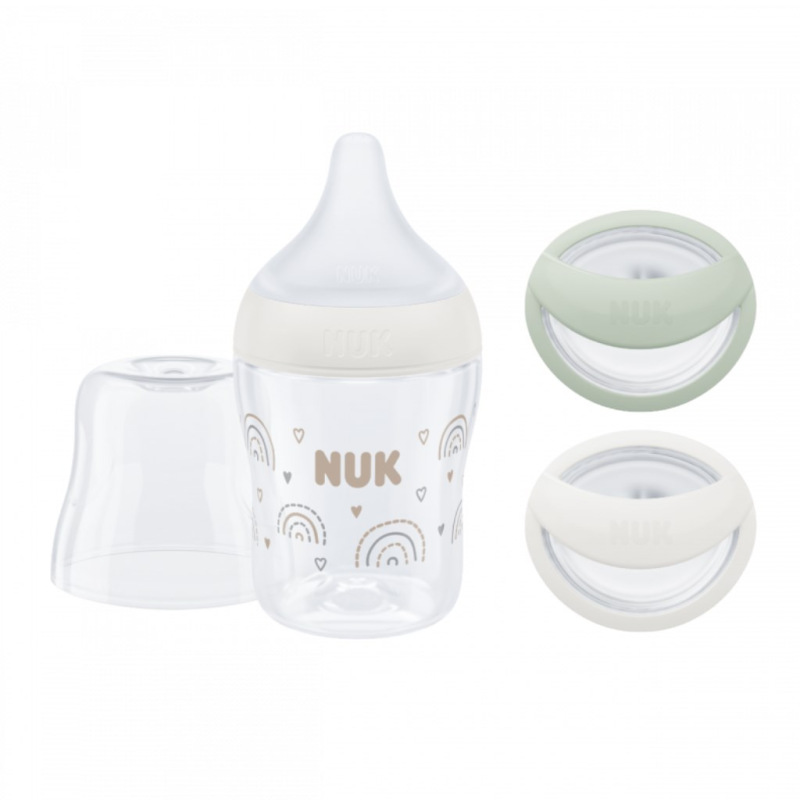 Dojčenská fľaša NUK Perfect Match Newborn Gift set 150 ml
