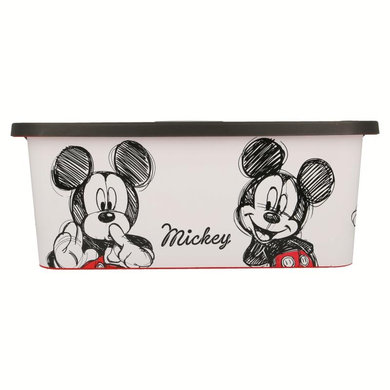 Plastový úložný box MICKEY MOUSE 13L, 02645