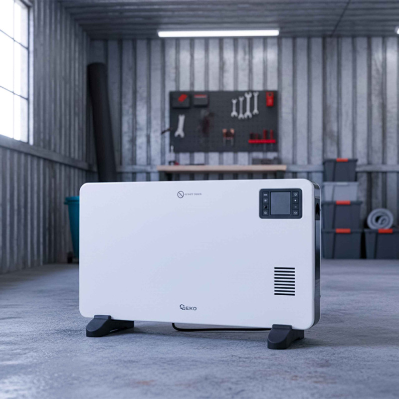 LCD konvektorový ohrievač 2300W s diaľkovým ovládaním a WiFi, GEKO 3