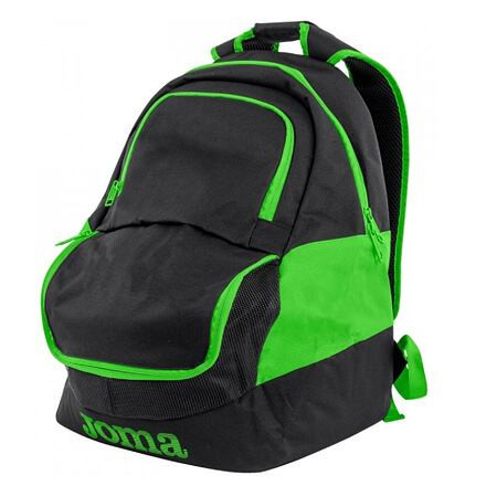 Diamond II športový batoh čierna-fluo zelená